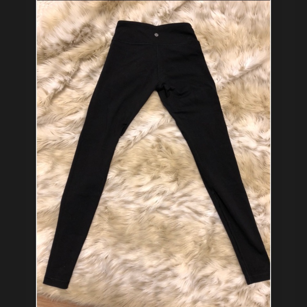 Lululemon Wunder Under Black Yoga Leggings